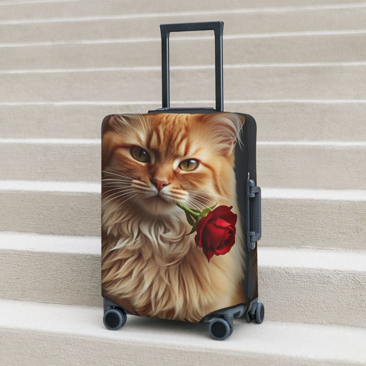 Travel Accessories Long Flight - Kucing Berbulu Panjang Elegan yang Lucu