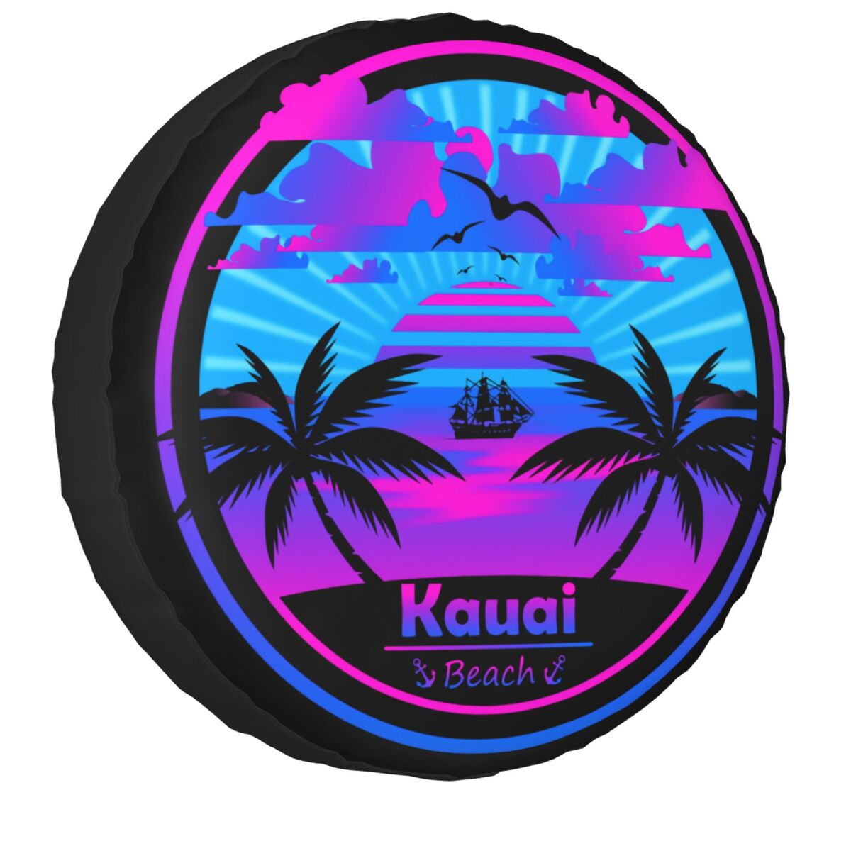 Travel Accessories Hawaii - Kauai Cover ban cadangan pantai Hawaii,