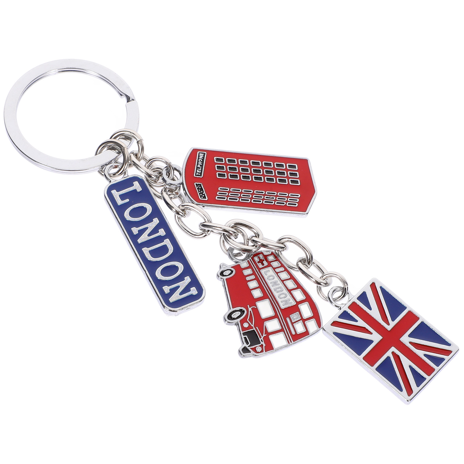 Travel Accessories London - Gantungan Kunci Logam Bendera Inggris Union