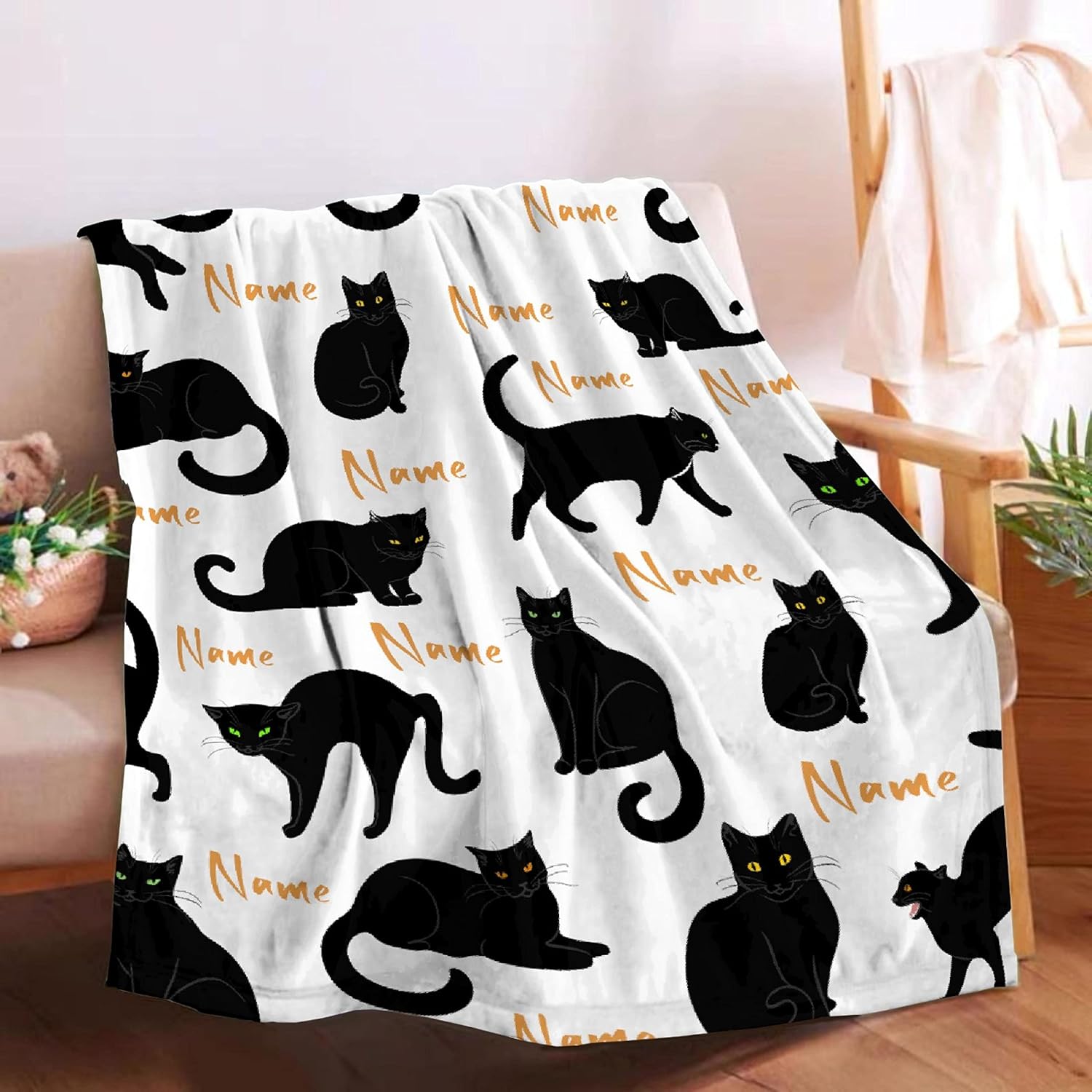 Travel Accessories Ideas - Selimut Lembut Motif Kucing Lucu, Selimut