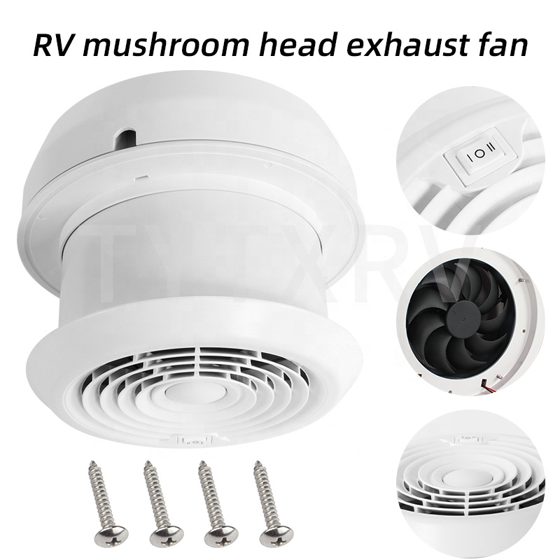 Travel Accessories Usa - Aksesoris RV DC12V/24V Kipas Ventilasi Atap