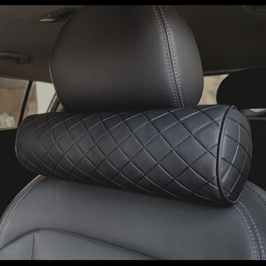 Travel Accessories Pillow - 1 buah Bantal Leher Mobil Busa