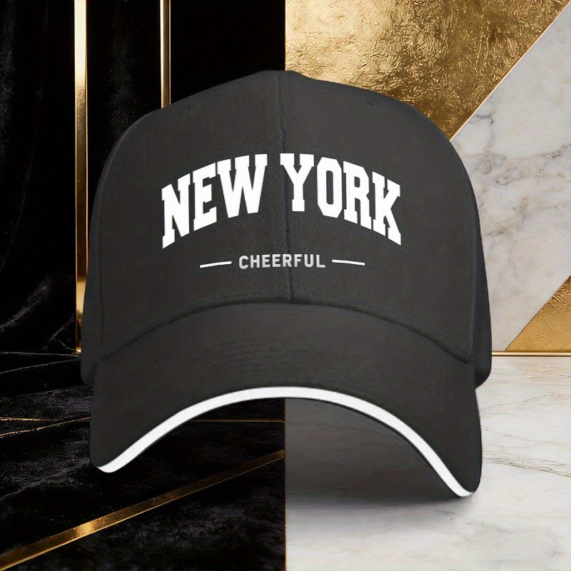 Travel Accessories New York - Topi Bisbol New York Cheerful Unisex,