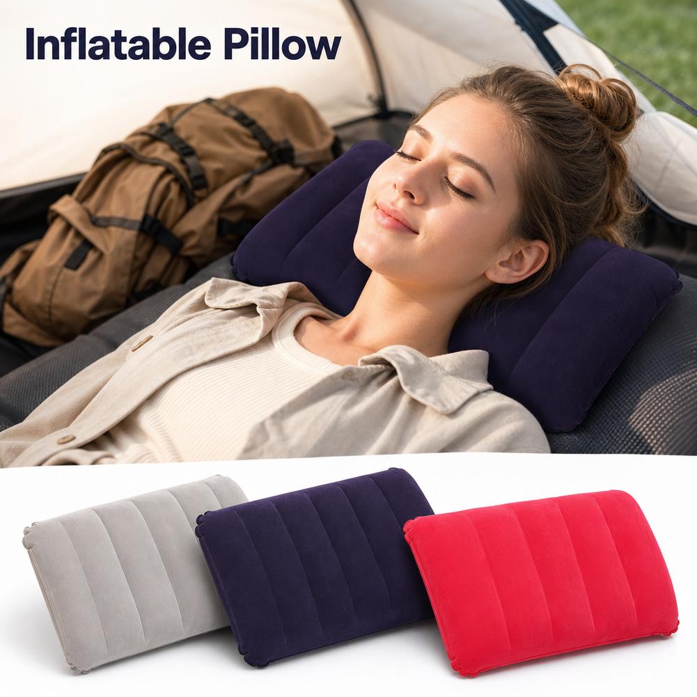 Travel Accessories Pillow - Bantal Udara 47x30cm untuk Berkemah di