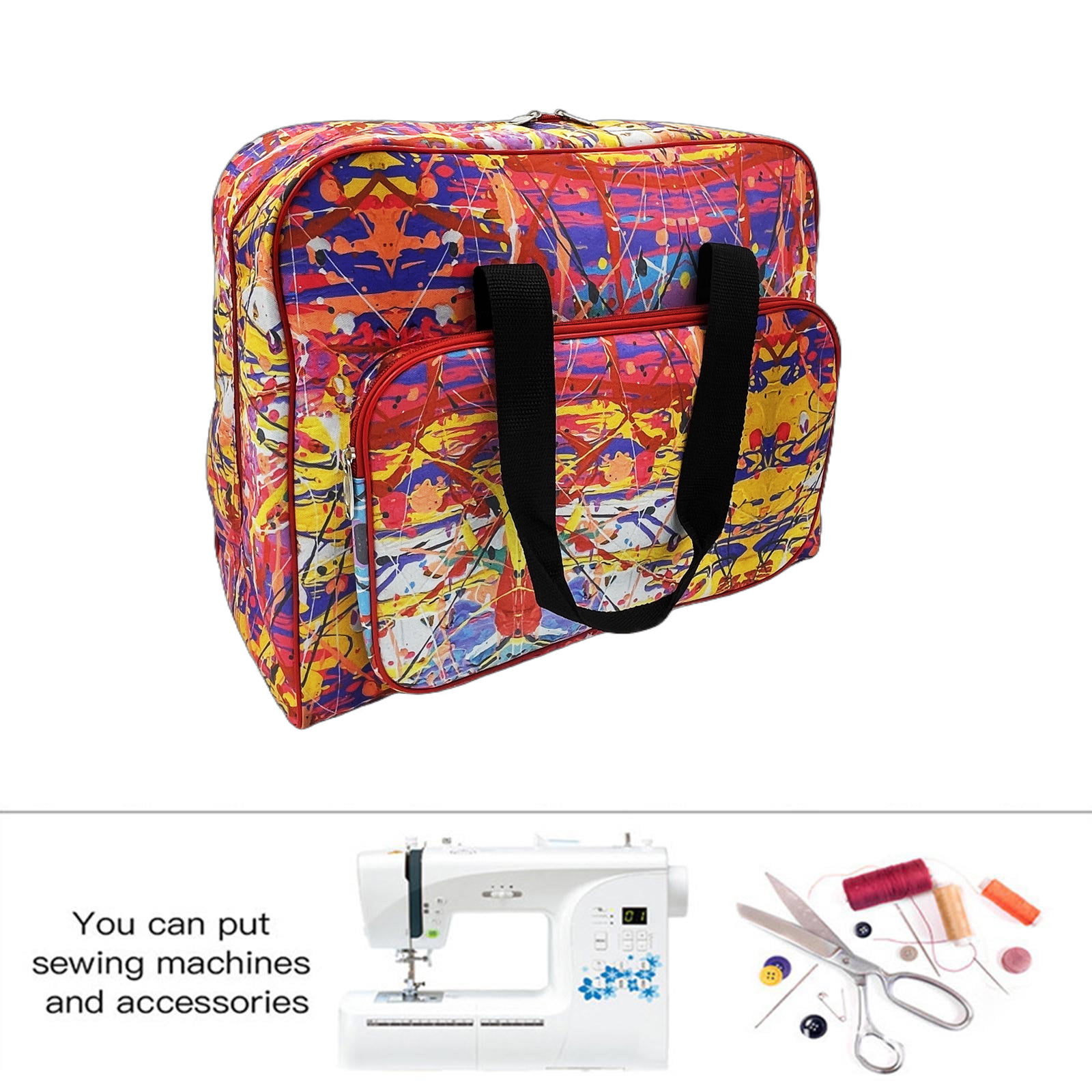 Travel Accessories Organizer Bag - Tas pembawa Mesin Jahit, Organizer aksesori