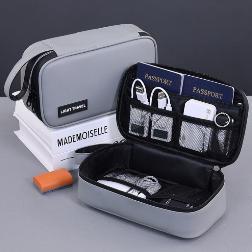 Travel Accessories Organizer Bag - Tas Penyimpanan Gadget Digital Ringan dan