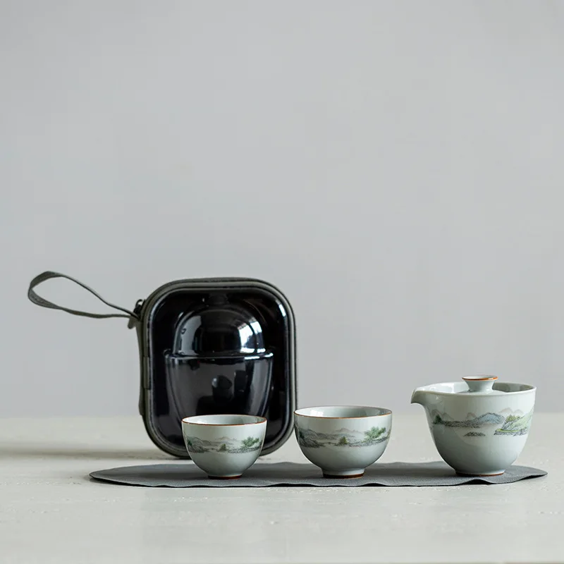 Travel Accessories Company - Shanshui Satu Teko Dua Cangkir Set