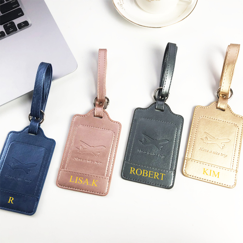 DIY nama tanda bagasi kulit PU - Travel Accessories Company ulasan dan harga