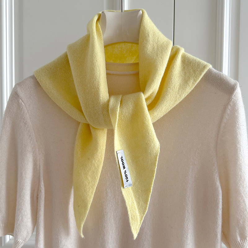Syal Rajut Wanita 100% Wol Sya - Travel Accessories Neck ulasan dan harga