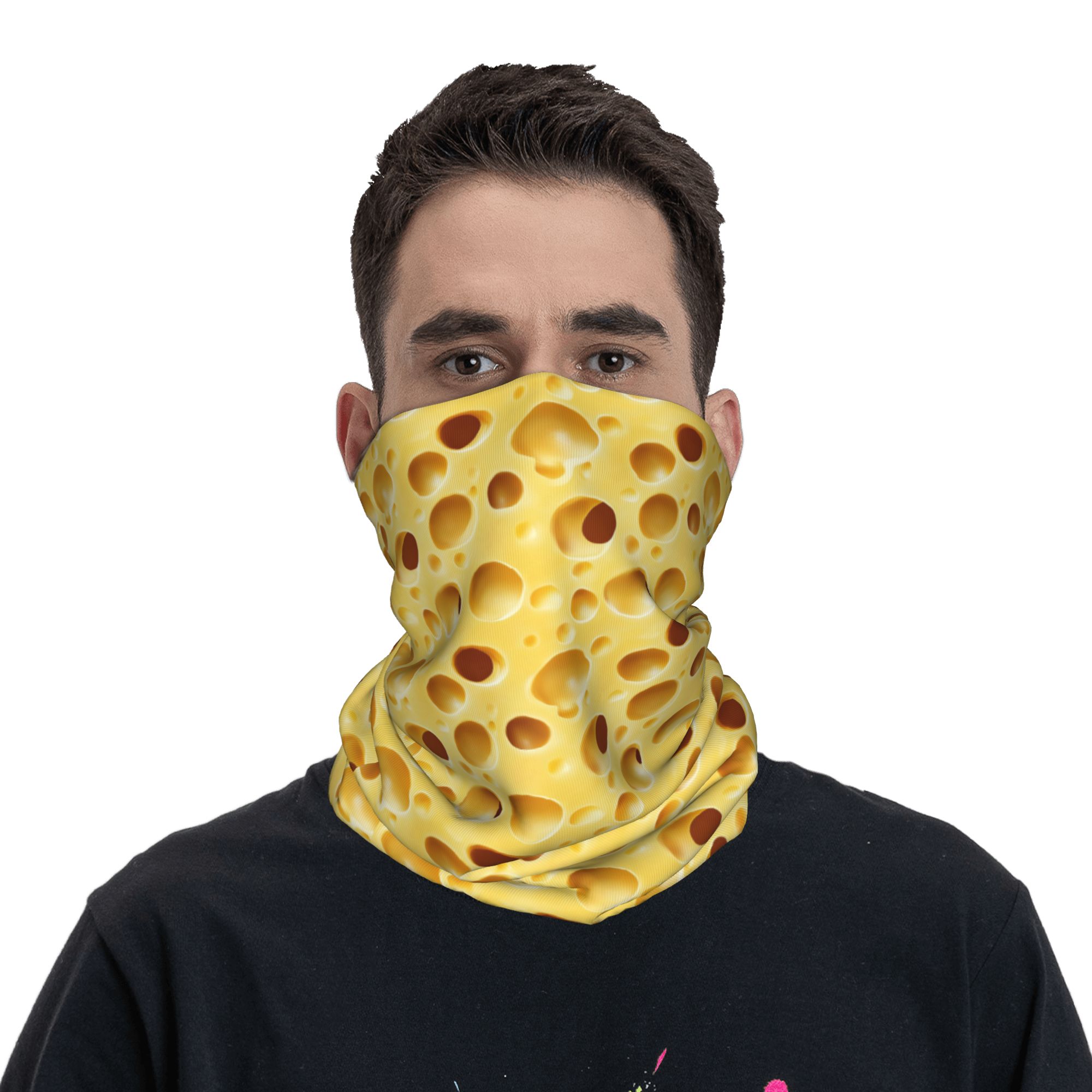 Bandana Leher Motif Keju, Mask - Travel Accessories Neck ulasan dan harga