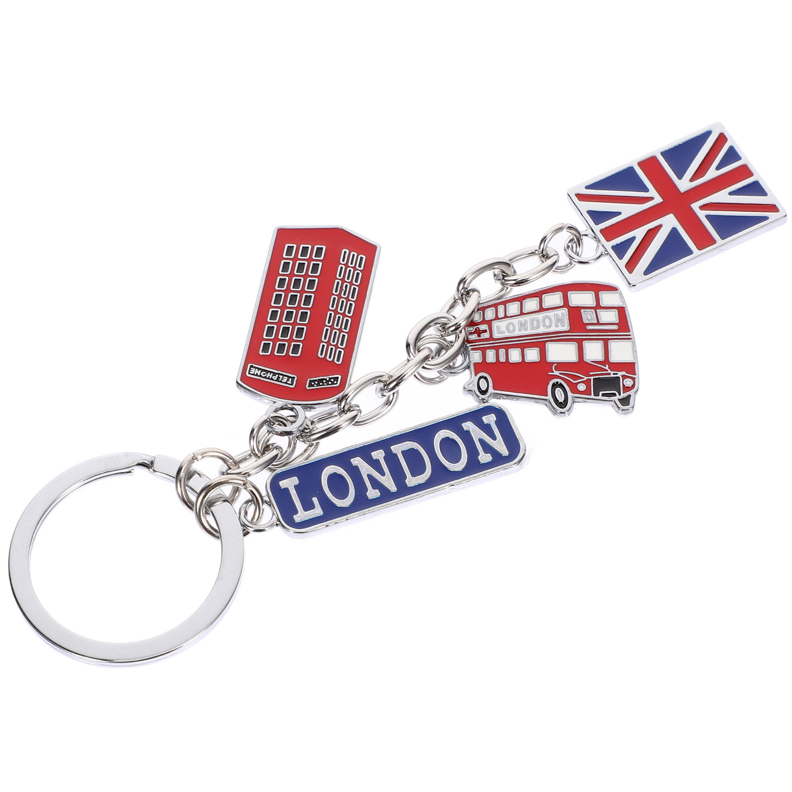 Gantungan Kunci Logam Bendera  - Travel Accessories London ulasan dan harga
