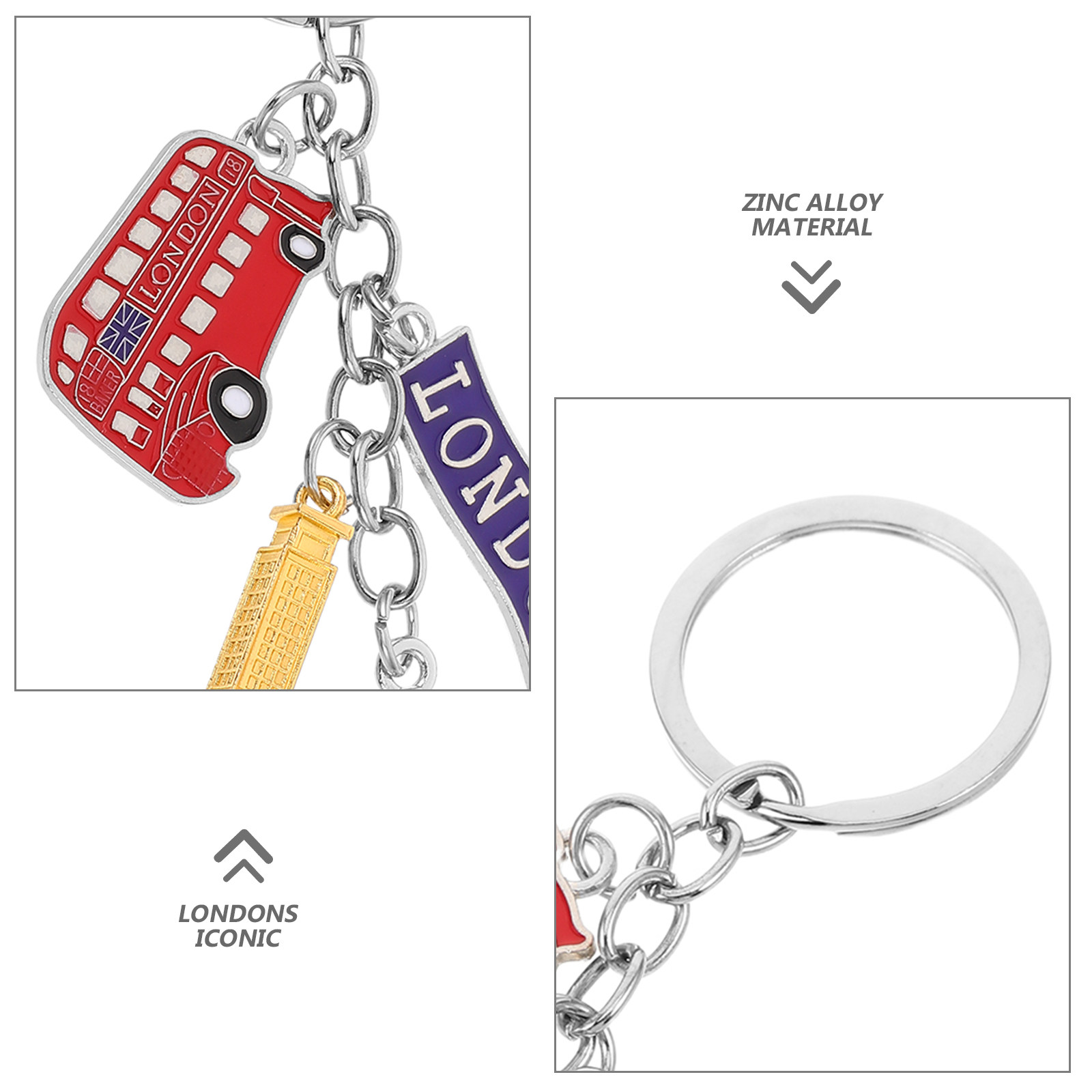 2 Buah Gantungan Kunci Bertema - Travel Accessories London ulasan dan harga