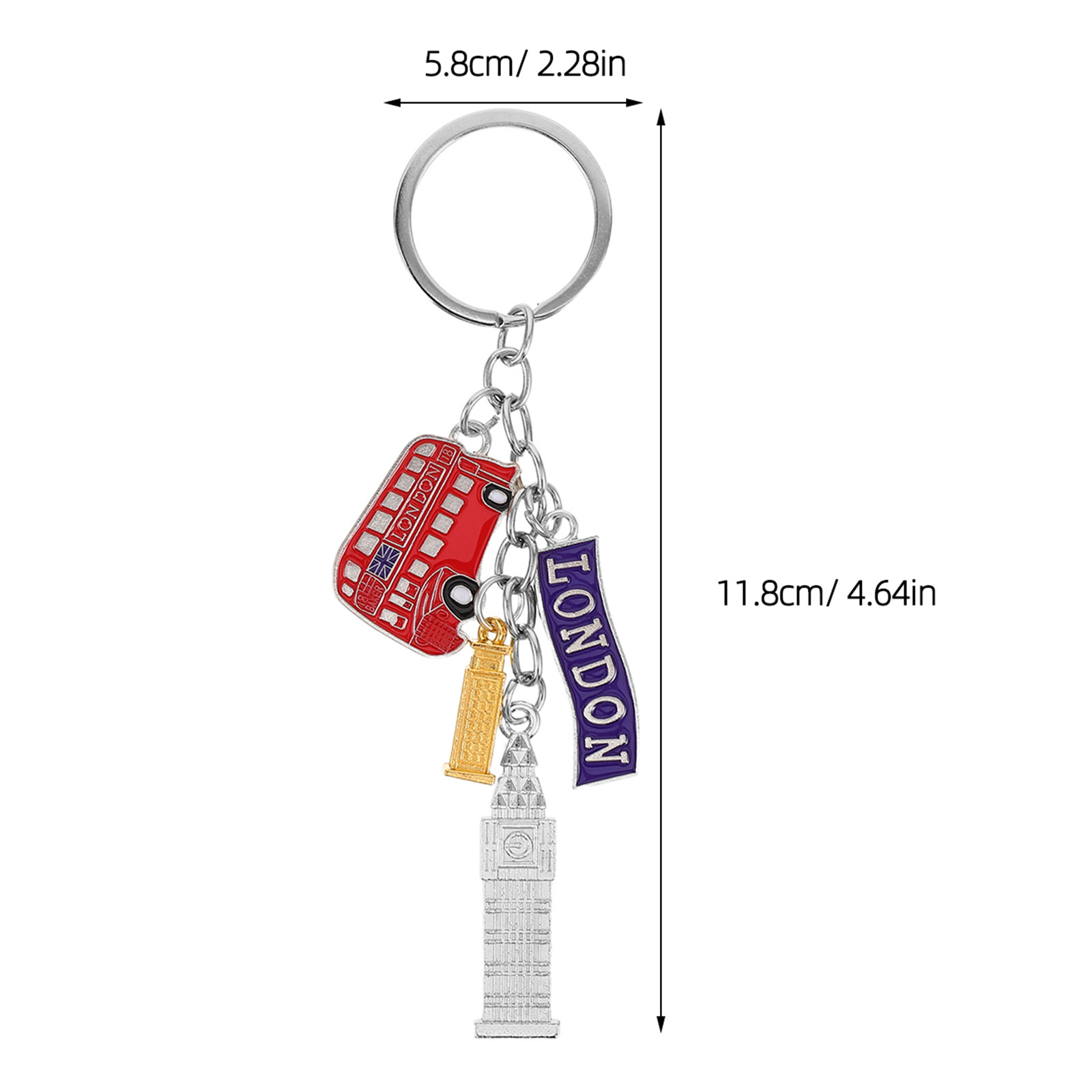 2 Buah Gantungan Kunci Bertema - Travel Accessories London ulasan dan harga