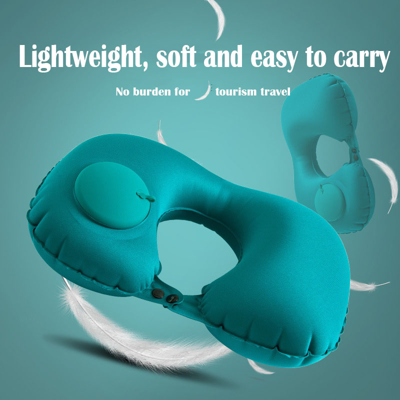 Bantal Leher Tiup Portabel yan - Travel Accessories Pillow ulasan dan harga