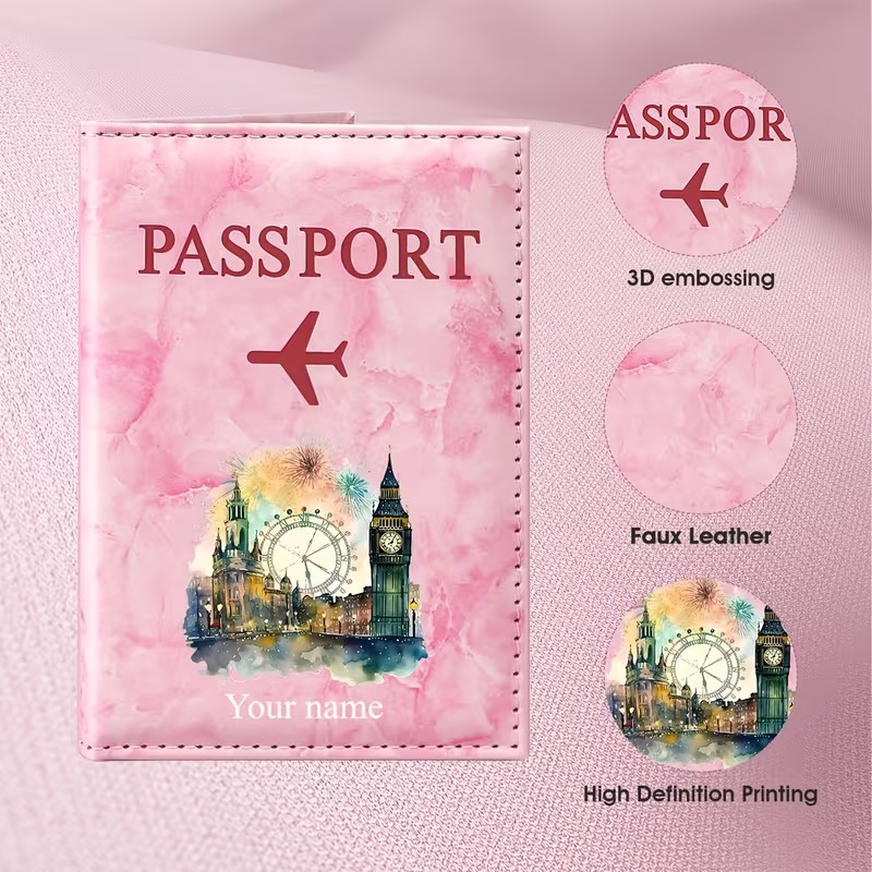 Tempat Paspor Bergaya Seni Cat - Travel Accessories London ulasan dan harga