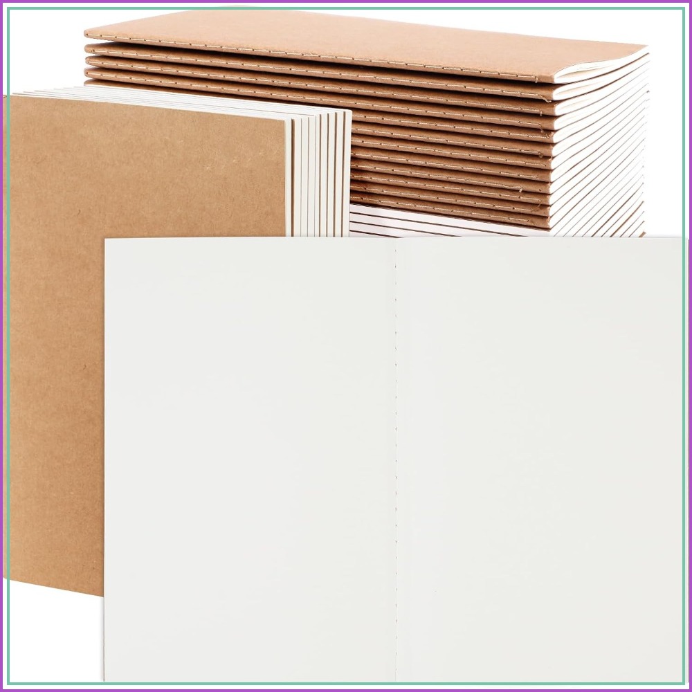 24 Buku Catatan Kraft Kosong U - Travel Notebook Journal ulasan dan harga