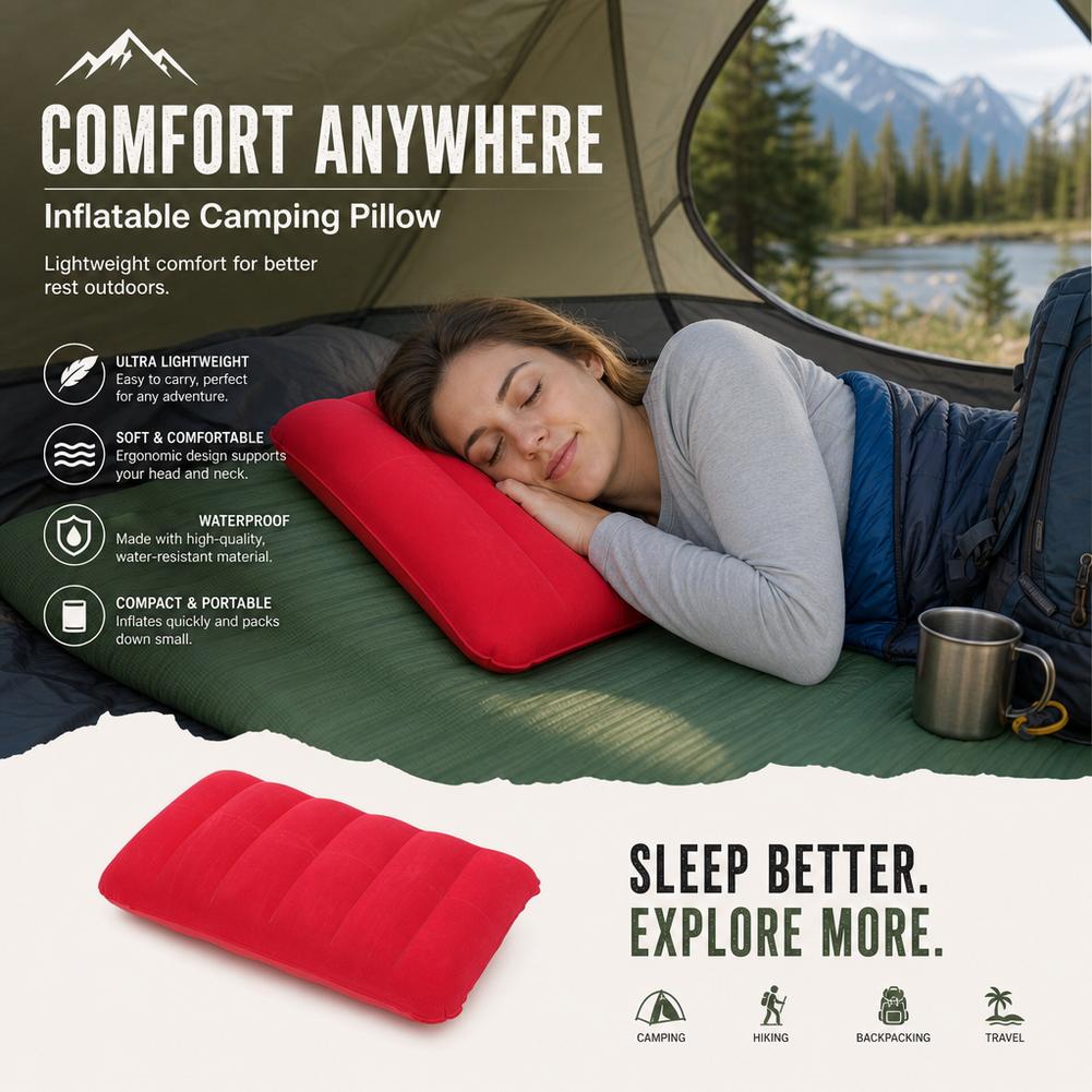 Bantal Udara 47x30cm untuk Ber - Travel Accessories Pillow ulasan dan harga