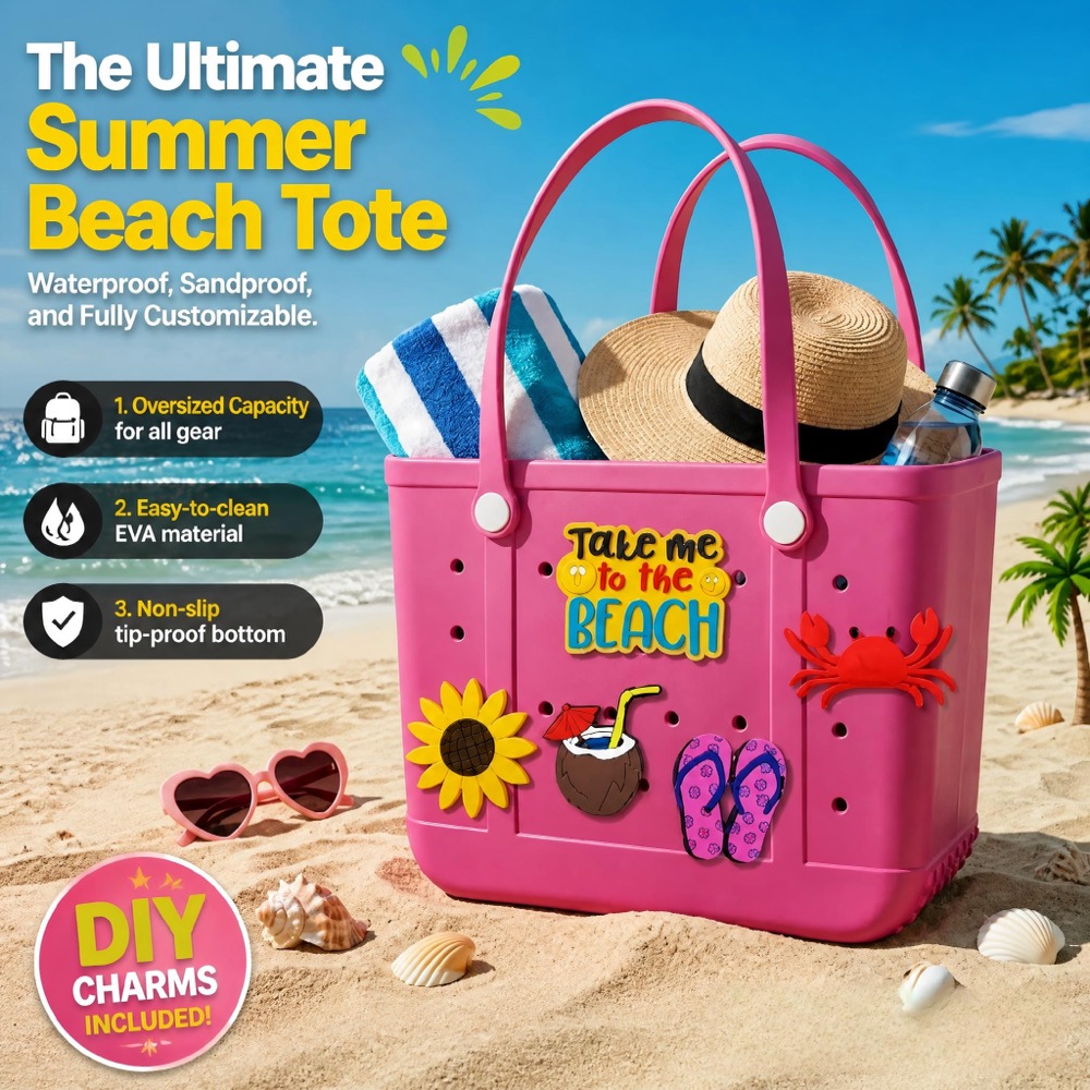 Tas Pantai Karet Ukuran Besar  - Travel Accessories Store ulasan dan harga