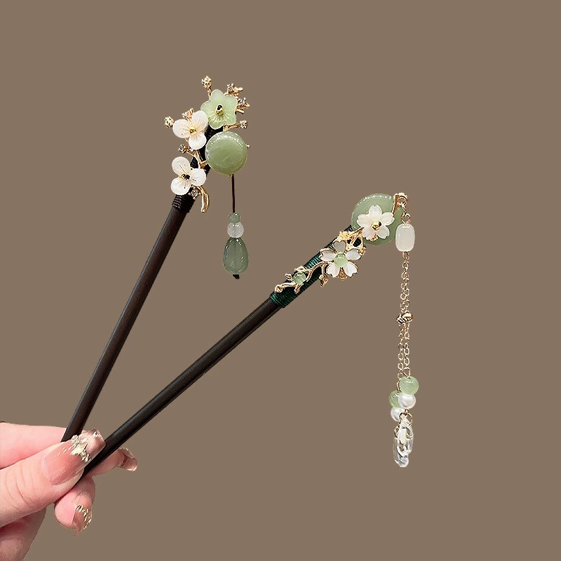 Jepit Rambut Kayu Antik Wanita - Travel Accessories Store ulasan dan harga