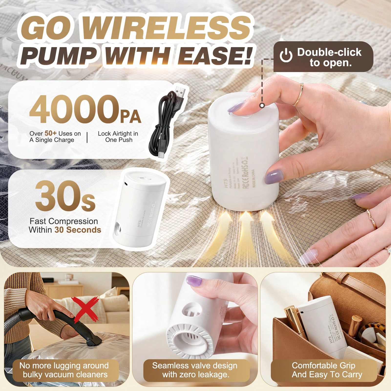 12 buah Kantong Vakum untuk Pe - Travel Accessories Pillow ulasan dan harga