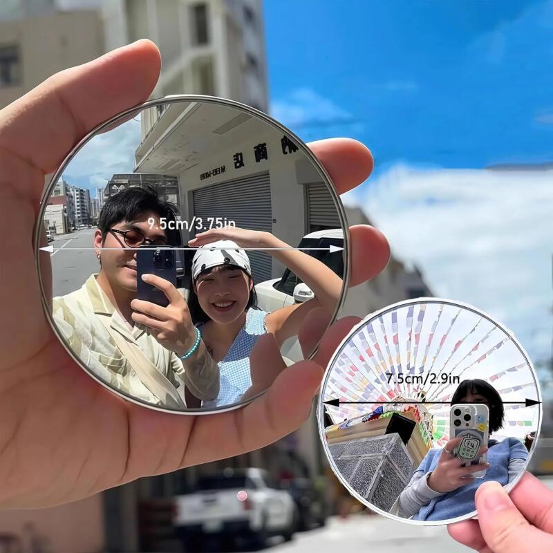 Cermin Selfie Genggam Portabel - Travel Accessories Store ulasan dan harga