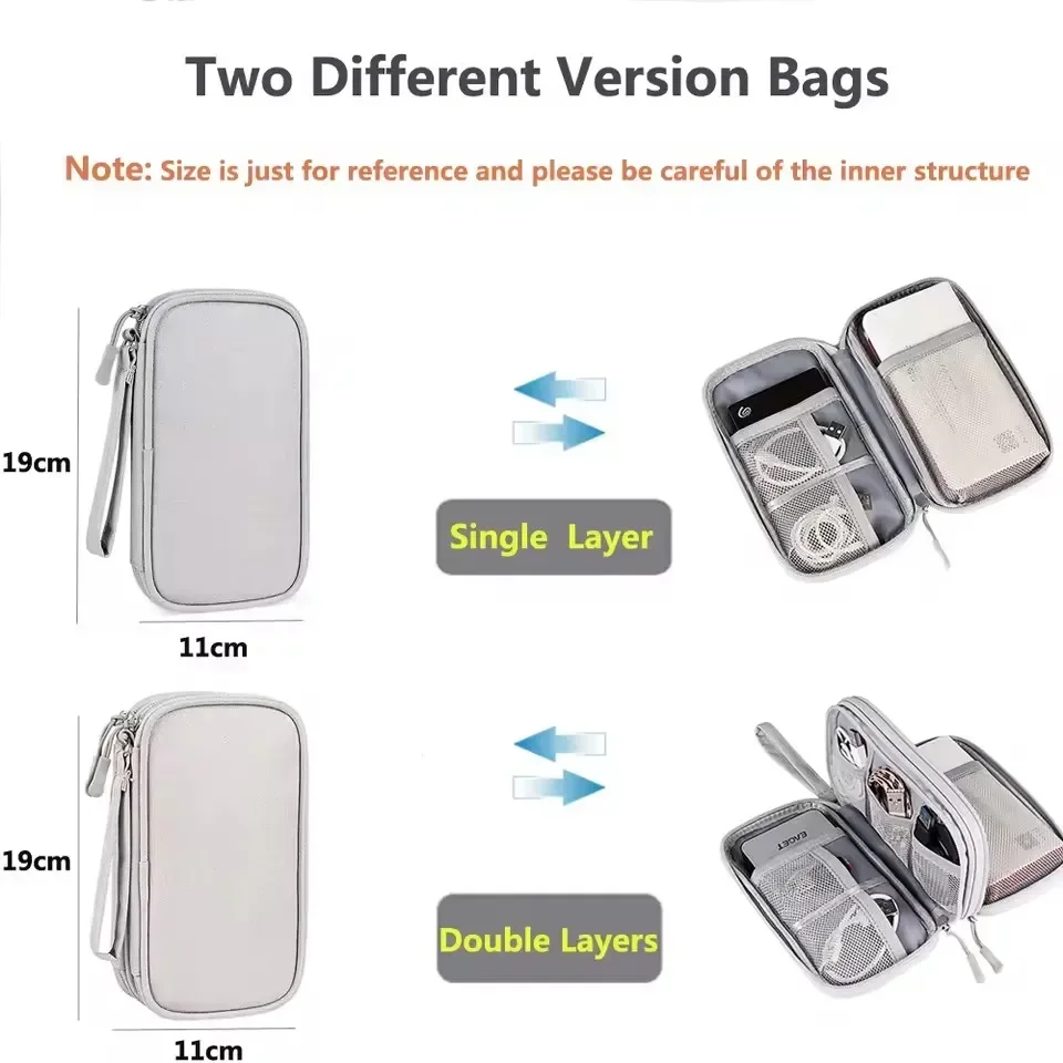 Tas Kabel Perjalanan, Kantong  - Travel Accessories Store ulasan dan harga