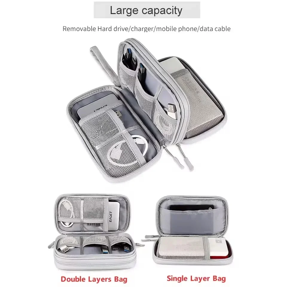 Tas Kabel Perjalanan, Kantong  - Travel Accessories Store ulasan dan harga