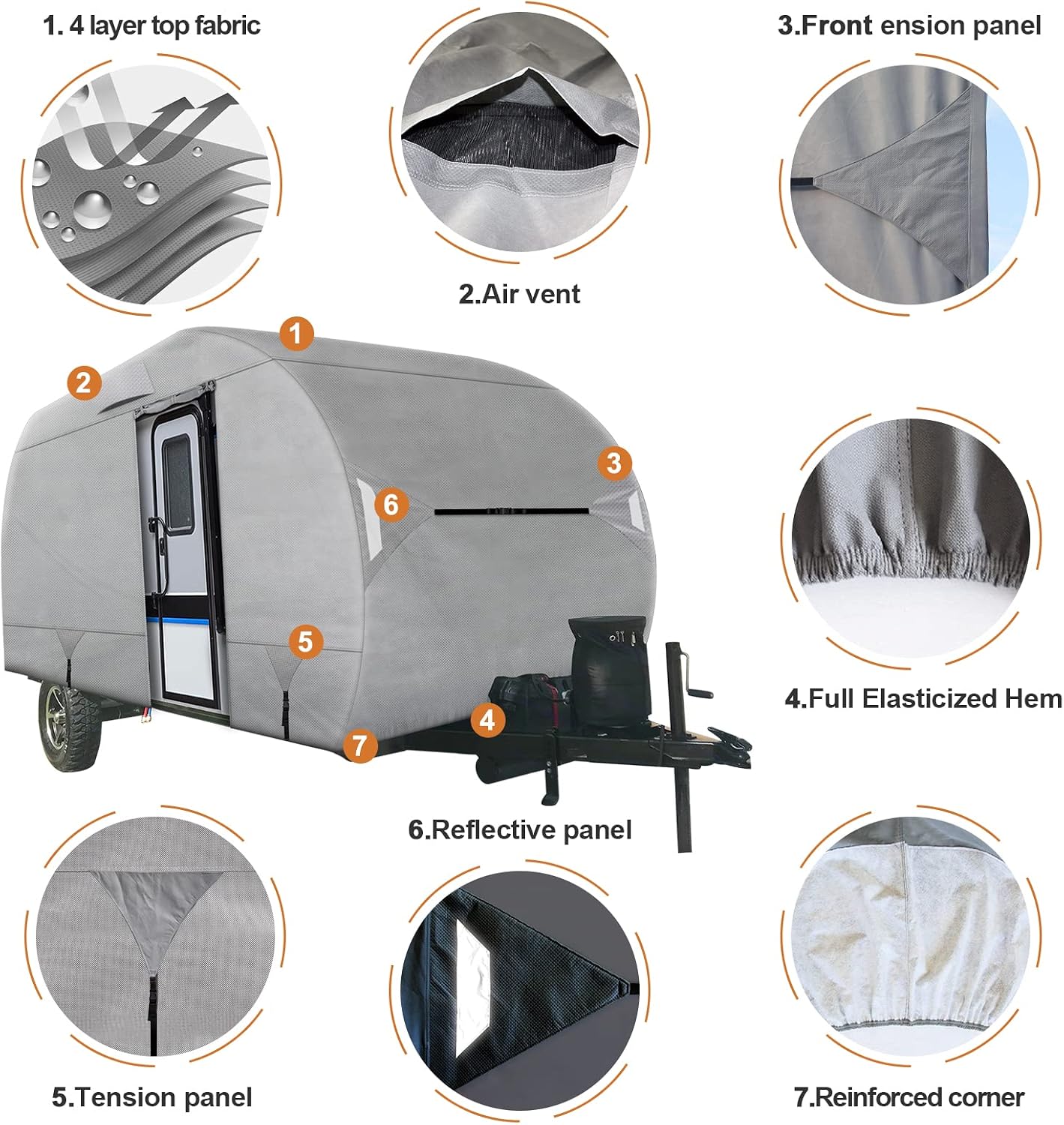 Penutup RV Travel Trailer R-PO - Travel Accessories Usa ulasan dan harga