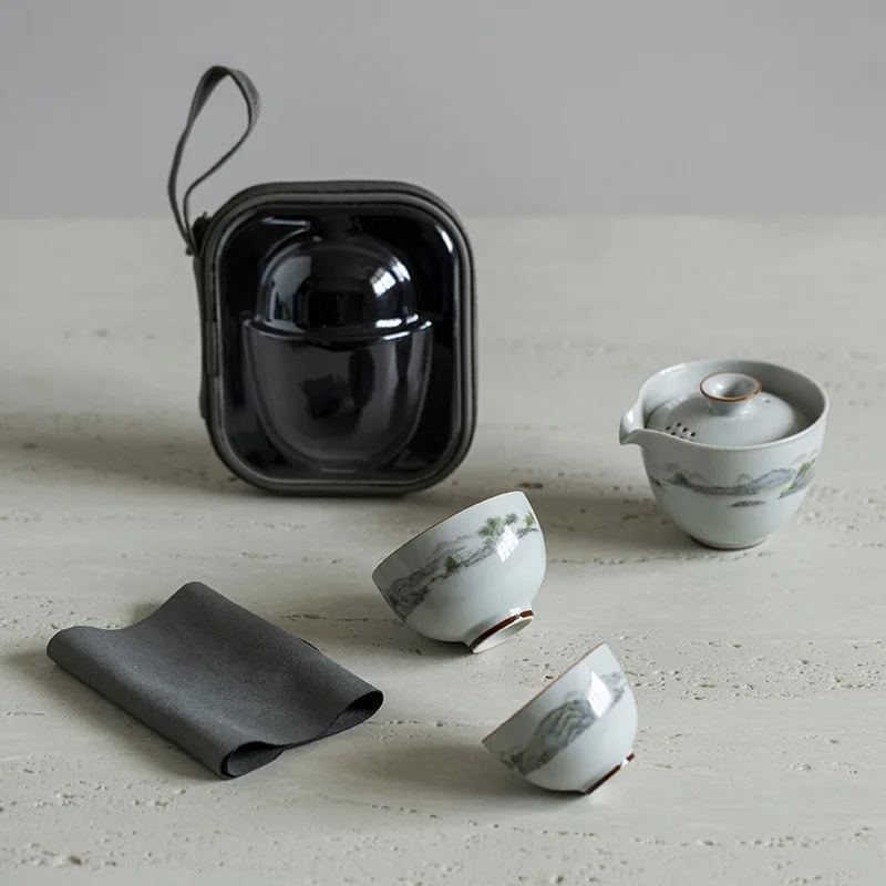 Shanshui Satu Teko Dua Cangkir - Travel Accessories Company ulasan dan harga