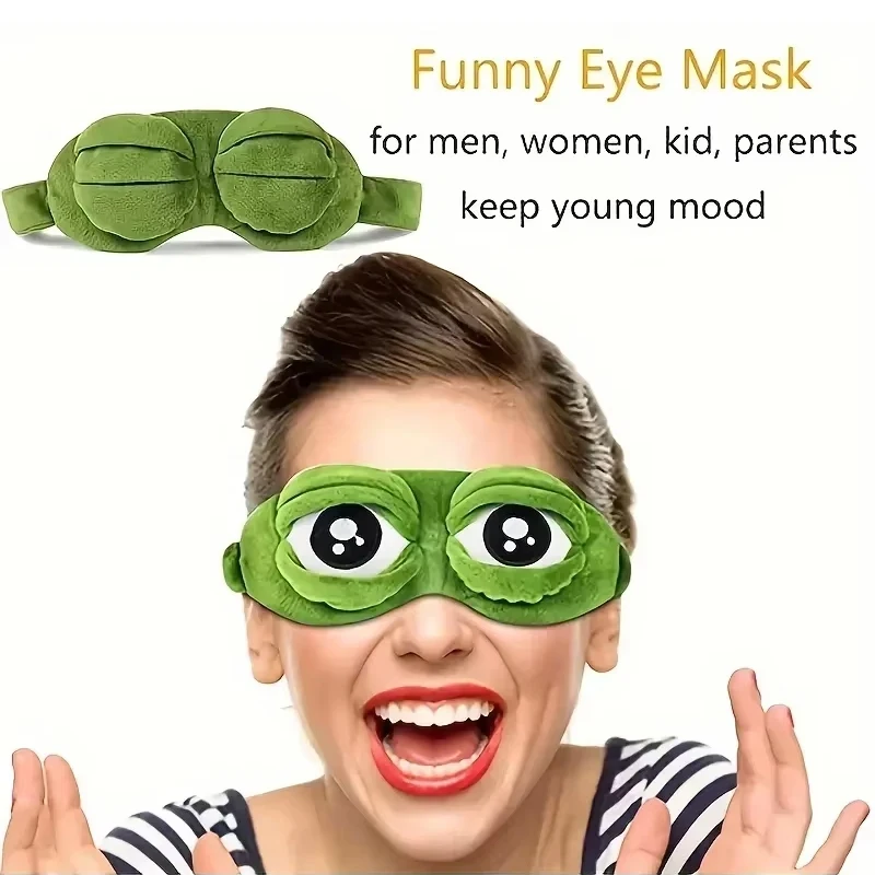 Masker Mata Berbentuk Katak Pe - Travel Accessories Store ulasan dan harga
