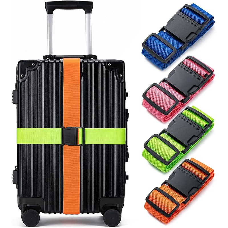 4 Set Tali Pengikat Bagasi, Ta - Travel Accessories In Bulk ulasan dan harga