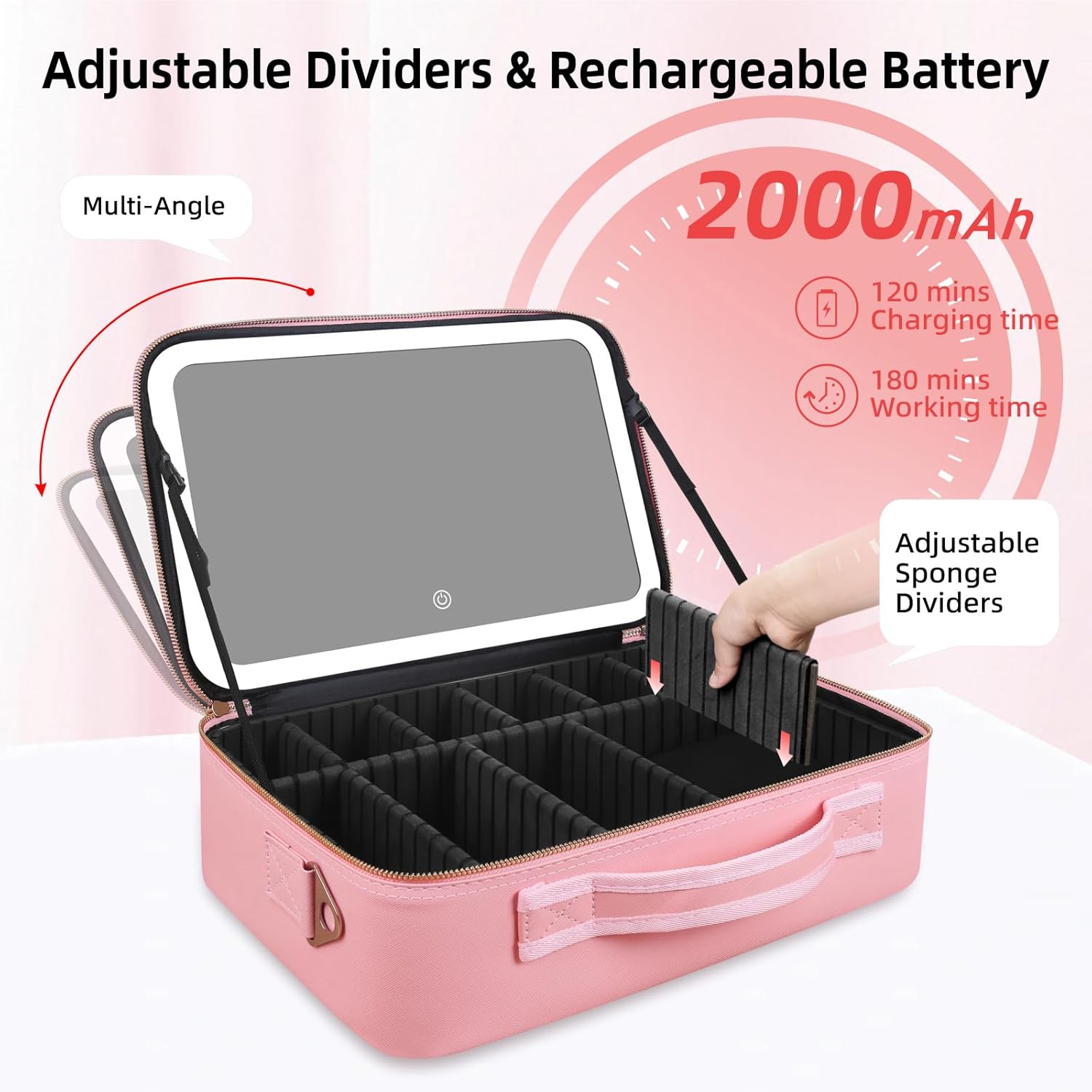 Tas Makeup Kapasitas Besar 15' - Travel Accessories Organizer Bag ulasan dan harga