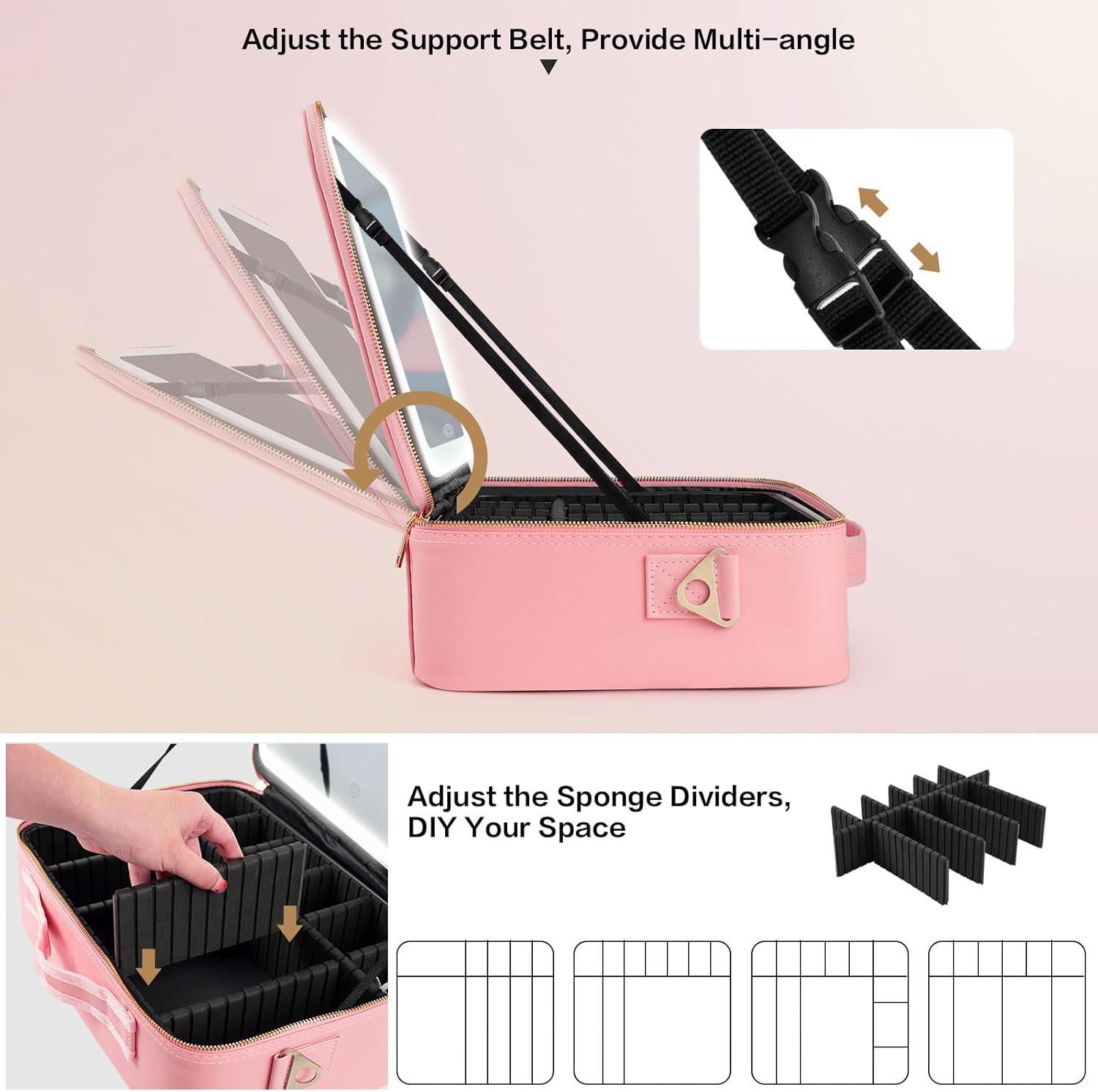 Tas Makeup Kapasitas Besar 15' - Travel Accessories Organizer Bag ulasan dan harga
